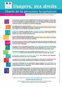 Charte de la personne hospitalisée