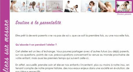 La maternité de la Polyclinique Grand Sud propose aux parents l’atelier « Soutien à la parentalité ».